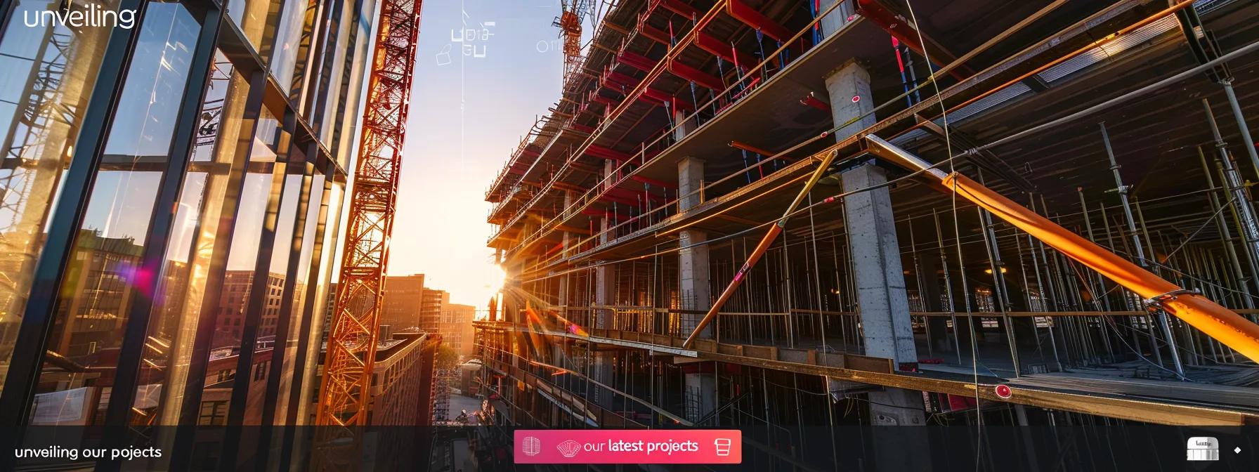 a construction firm email marketing campaign featuring a subject line