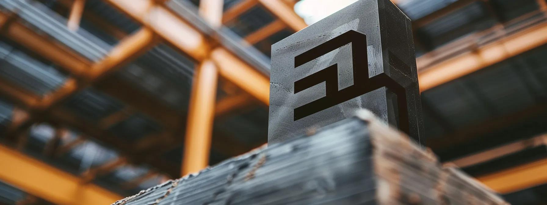 a simple, timeless logo design featuring bold, clean lines and a strong color palette, conveying a sense of stability and professionalism for a construction company.